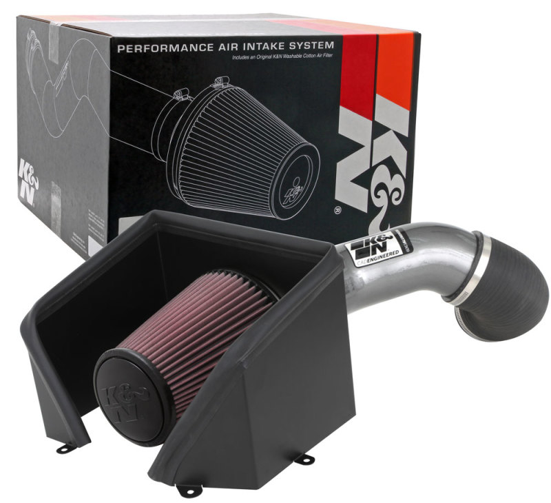 GMC 2500 Performance Air Intake - K&N Engineering - Metal Intake - `20-`21